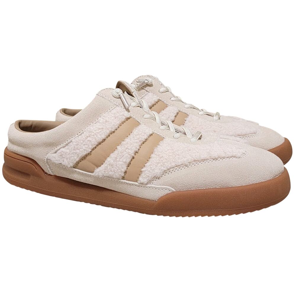 Steve Madden Women Vandy-F Slip On Mule Sneakers Size US 10M Bone Multi Beige